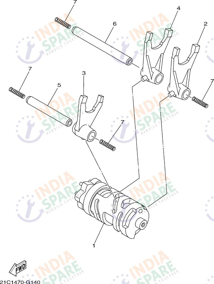 SHIFT CAM & FORK